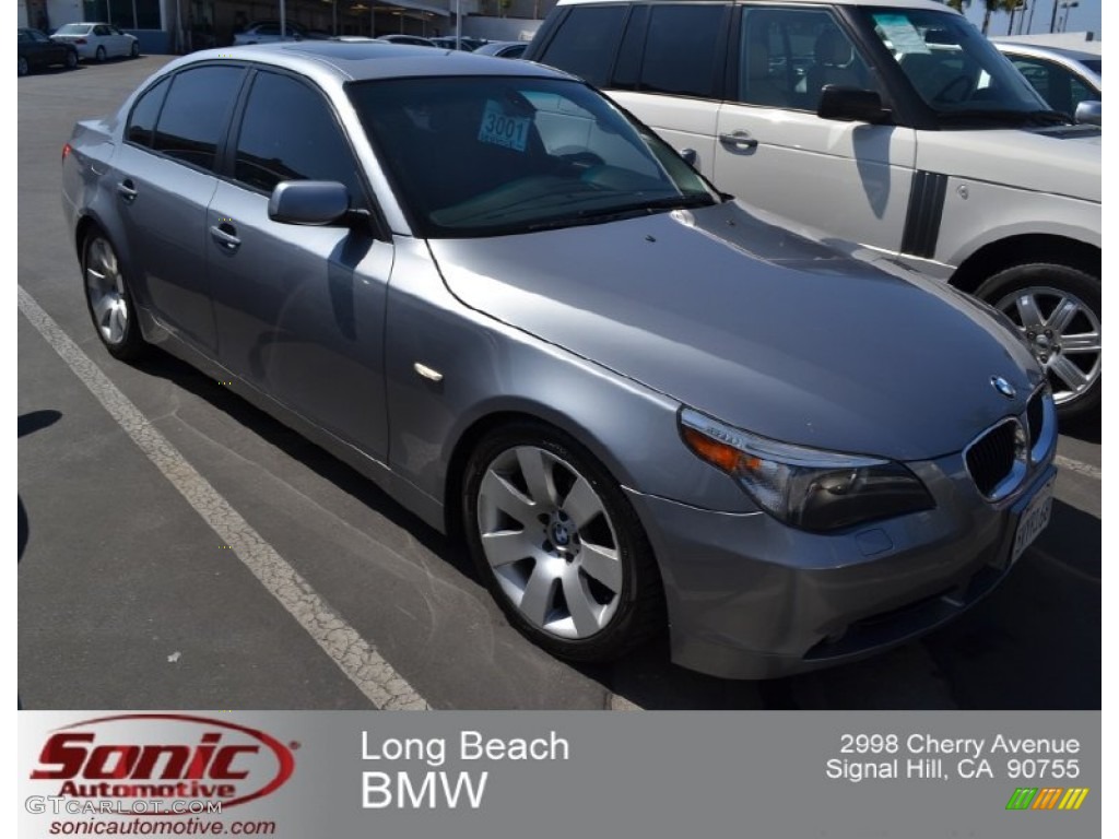 Silver Grey Metallic BMW 5 Series