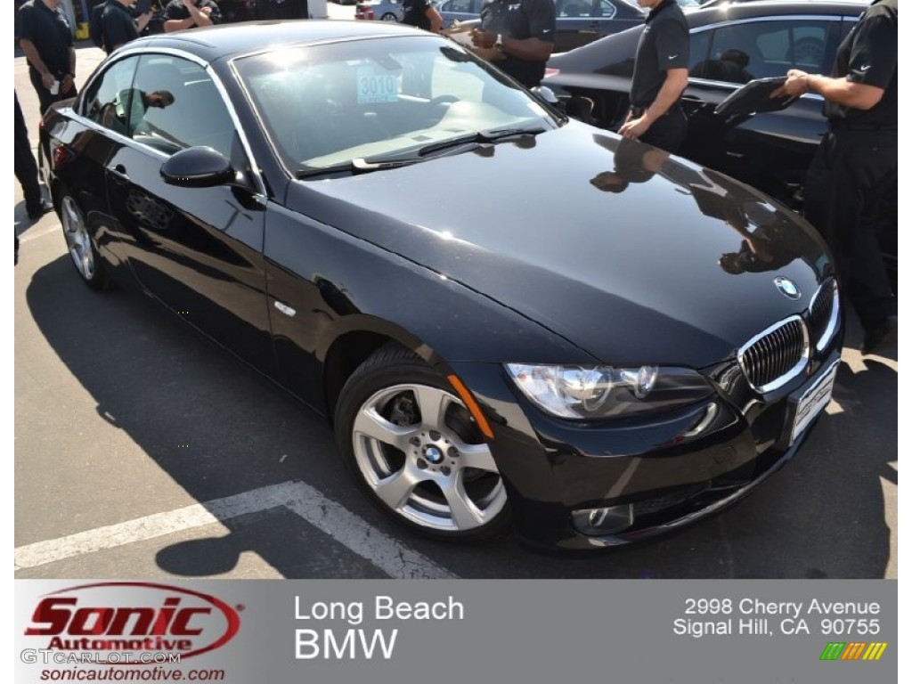 2009 3 Series 328i Convertible - Jet Black / Black photo #1