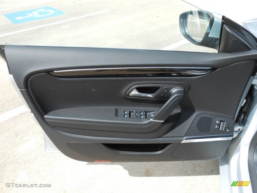 2013 Volkswagen CC VR6 4Motion Executive Black Door Panel Photo #68863101