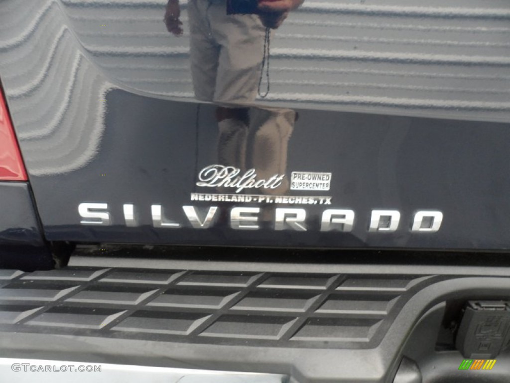 2008 Silverado 1500 LT Extended Cab - Dark Blue Metallic / Ebony photo #17