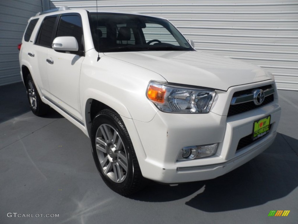 2011 4Runner Limited - Blizzard White Pearl / Black Leather photo #1