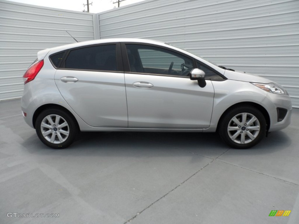 2013 Fiesta SE Hatchback - Ingot Silver / Charcoal Black/Light Stone photo #2