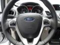 Charcoal Black/Light Stone 2013 Ford Fiesta SE Hatchback Steering Wheel