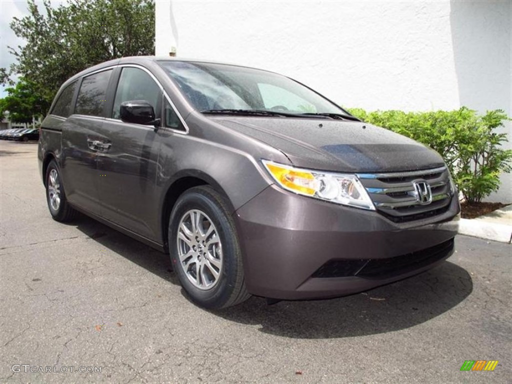 Smoky Topaz Metallic 2012 Honda Odyssey EX-L Exterior Photo #68865411