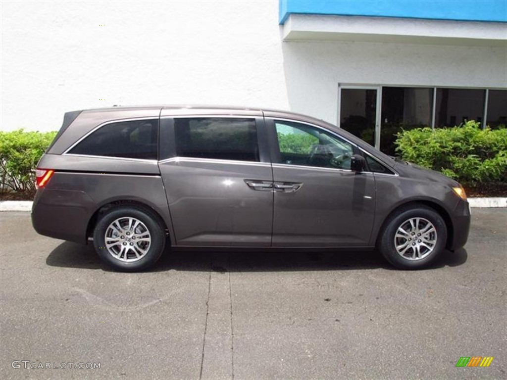Smoky Topaz Metallic 2012 Honda Odyssey EX-L Exterior Photo #68865423