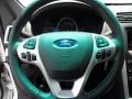 Charcoal Black 2013 Ford Explorer XLT EcoBoost Steering Wheel