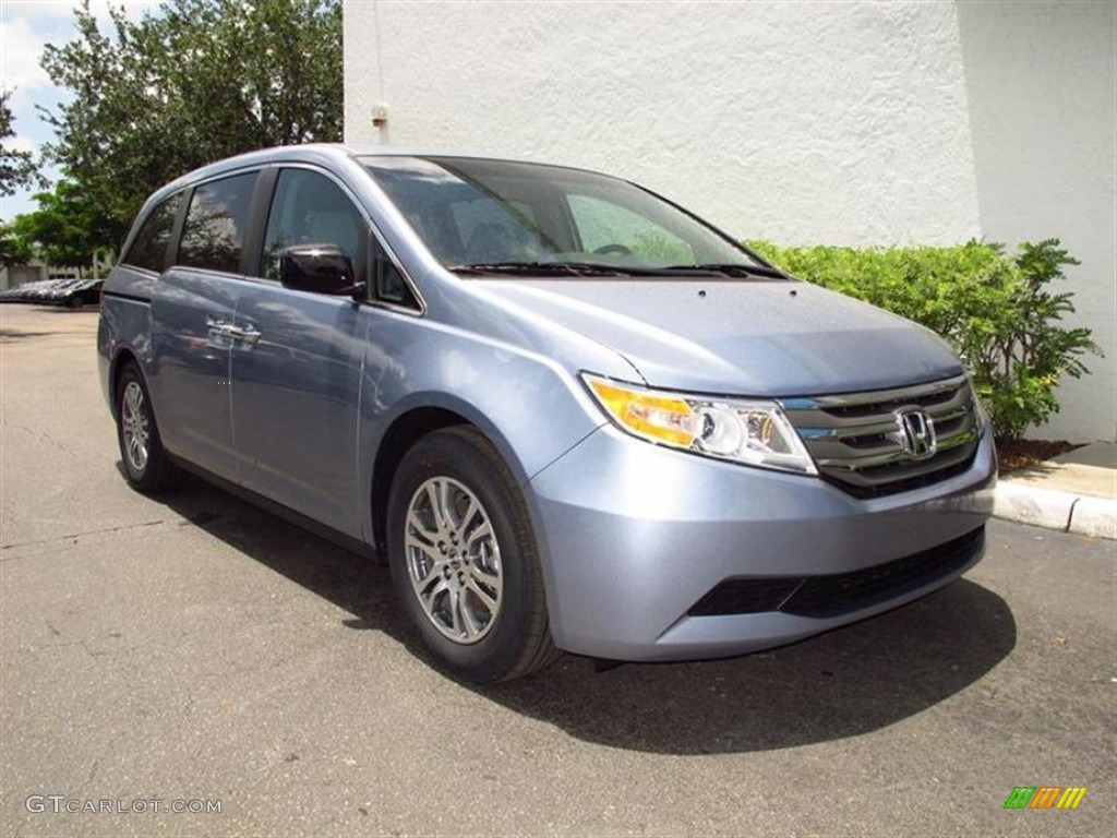 2012 Odyssey EX-L - Celestial Blue Metallic / Gray photo #1