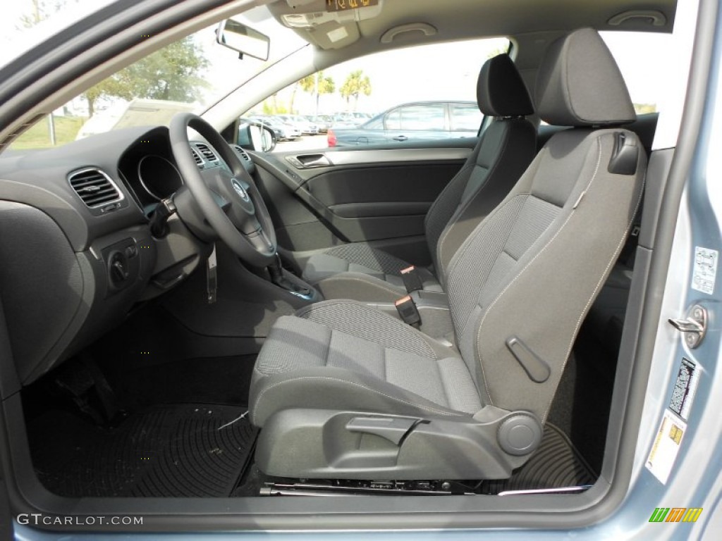 Titan Black Interior 2012 Volkswagen Golf 2 Door Photo #68866773