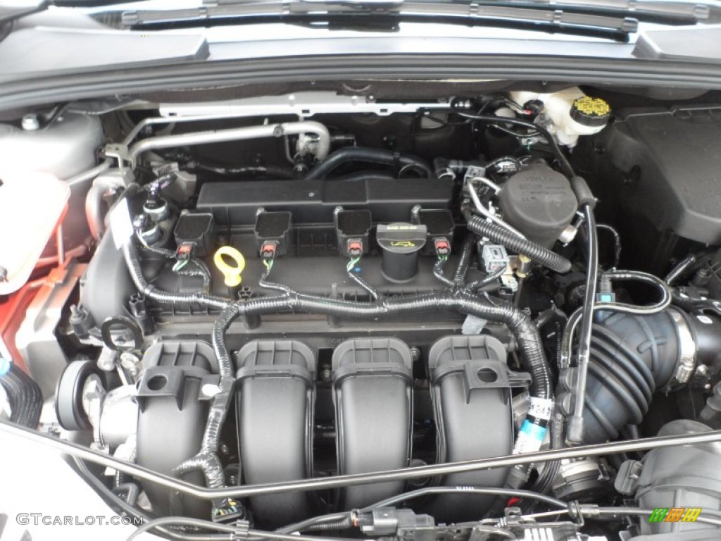 2012 Ford Focus Titanium Sedan 2.0 Liter GDI DOHC 16-Valve Ti-VCT 4 Cylinder Engine Photo #68867070