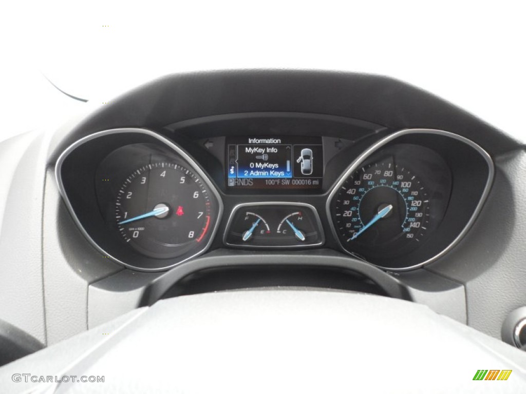 2012 Ford Focus Titanium Sedan Gauges Photo #68867217