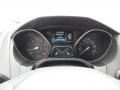 2012 Ford Focus Charcoal Black Leather Interior Gauges Photo