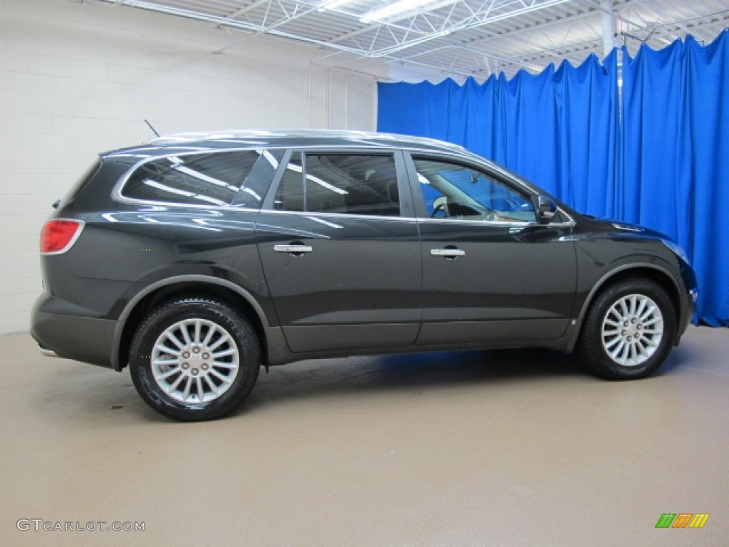 2009 Enclave CXL AWD - Carbon Black Metallic / Ebony Black/Ebony photo #10