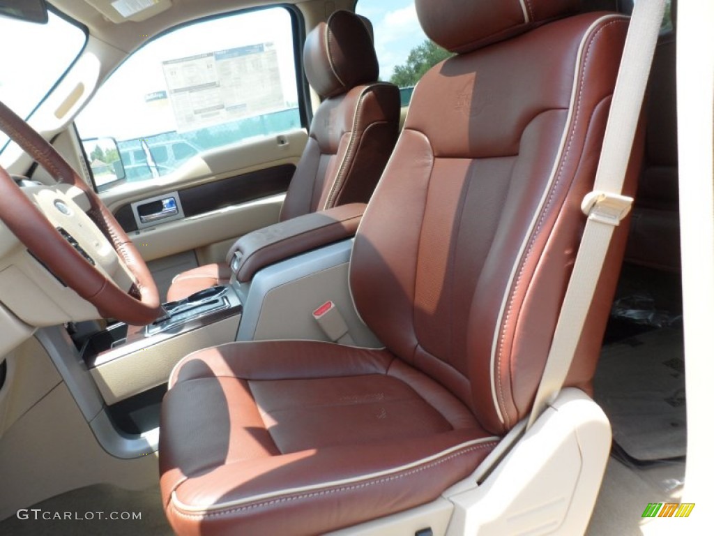 2012 F150 King Ranch SuperCrew 4x4 - Golden Bronze Metallic / King Ranch Chaparral Leather photo #25