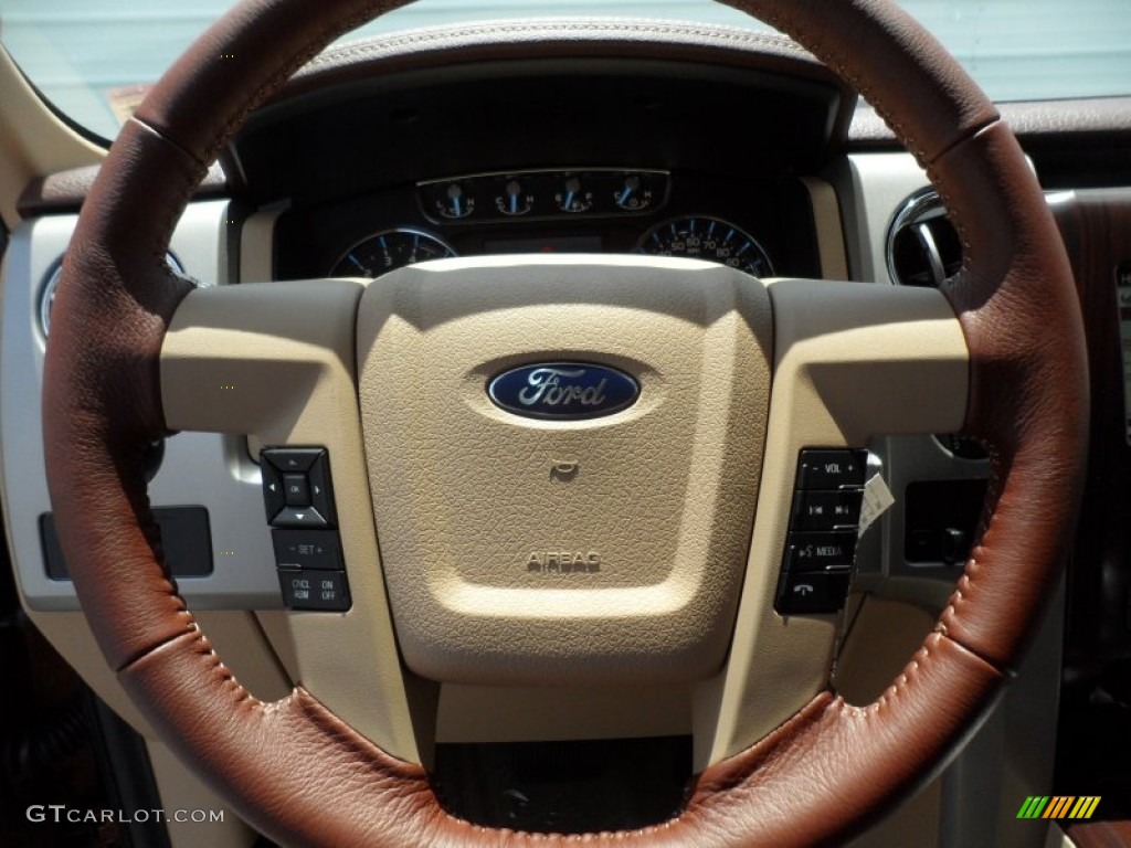 2012 F150 King Ranch SuperCrew 4x4 - Golden Bronze Metallic / King Ranch Chaparral Leather photo #36