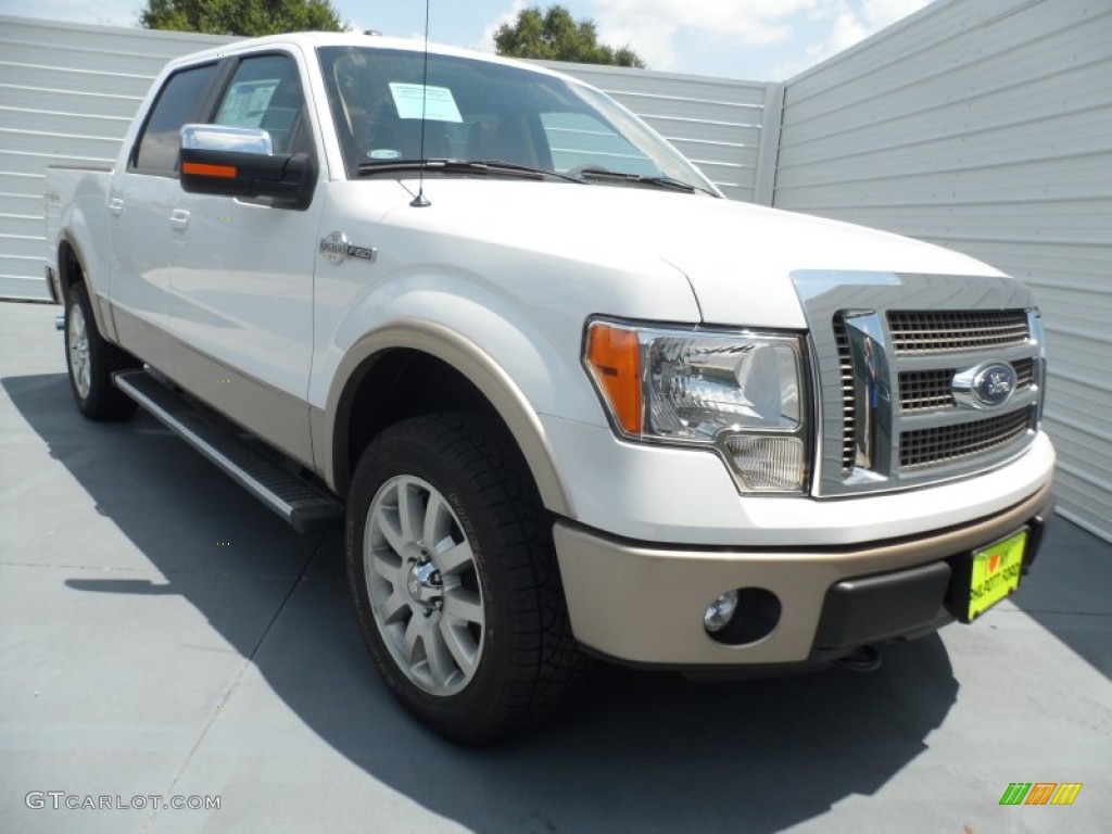 2012 F150 King Ranch SuperCrew 4x4 - Oxford White / King Ranch Chaparral Leather photo #1