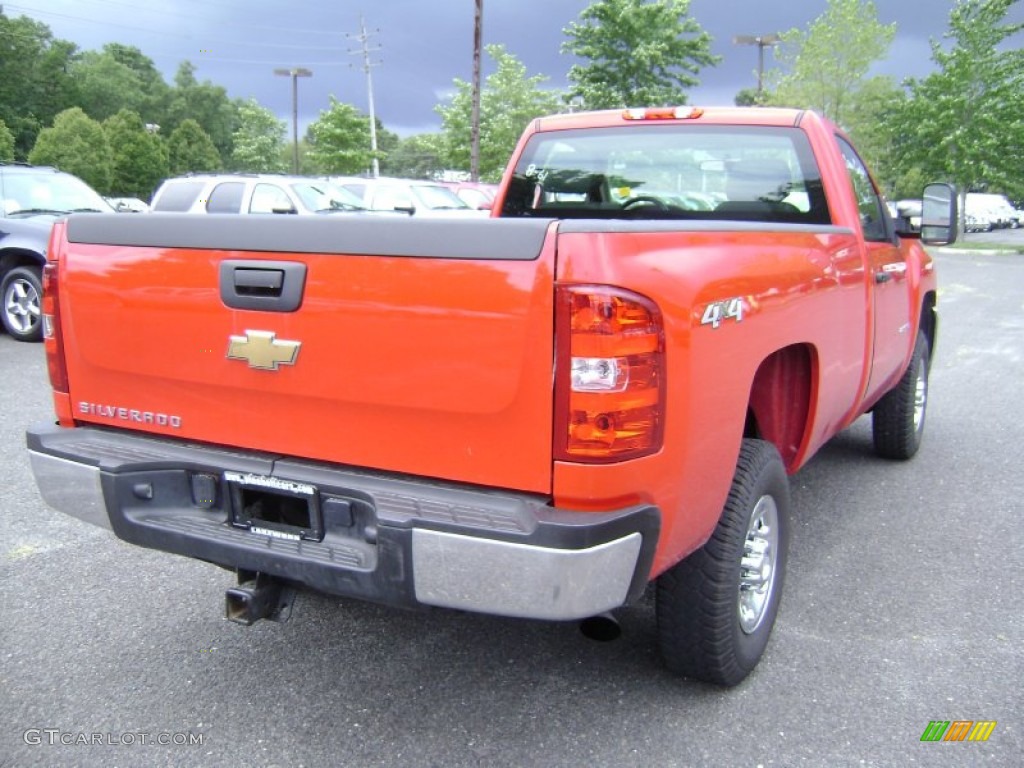 Victory Red 2010 Chevrolet Silverado 2500HD Regular Cab 4x4 Exterior Photo #68870031
