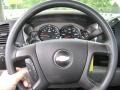 2010 Chevrolet Silverado 2500HD Dark Titanium Interior Steering Wheel Photo