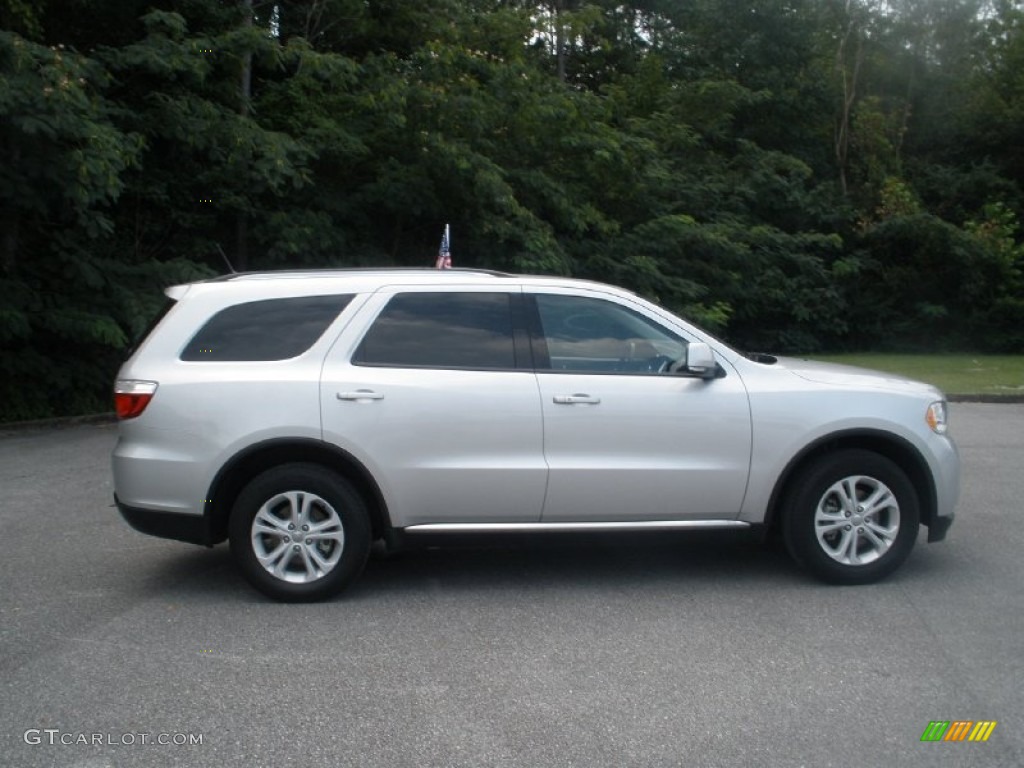 2011 Durango Crew - Bright Silver Metallic / Black photo #2