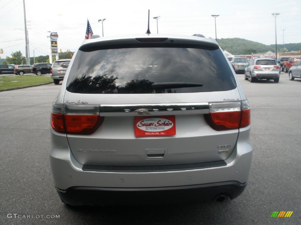 2011 Durango Crew - Bright Silver Metallic / Black photo #8