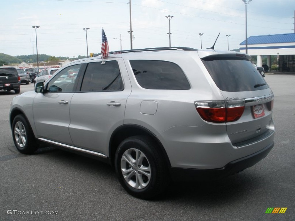 2011 Durango Crew - Bright Silver Metallic / Black photo #9