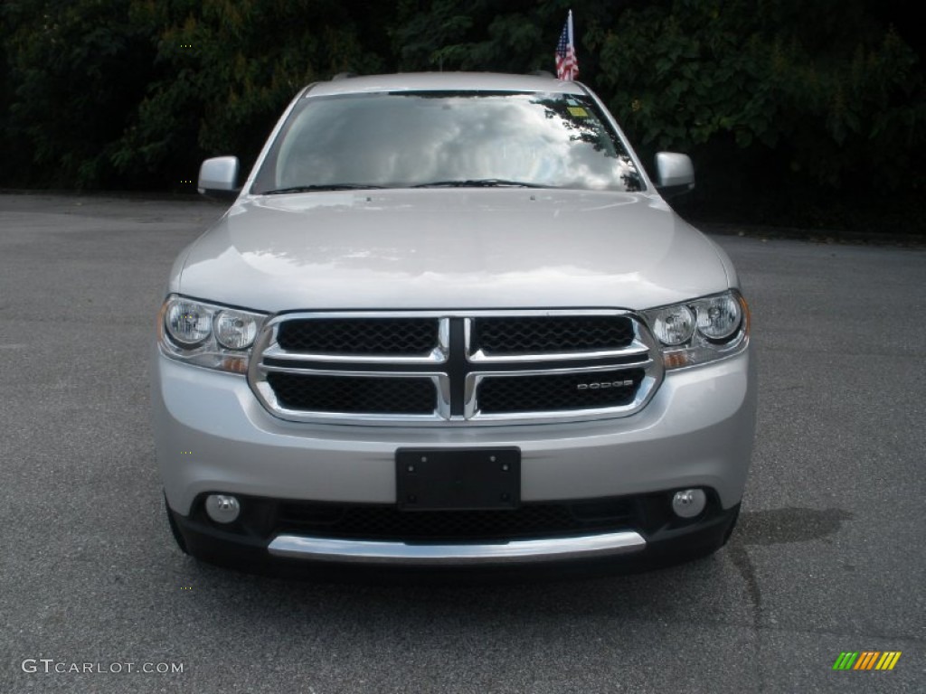 2011 Durango Crew - Bright Silver Metallic / Black photo #12