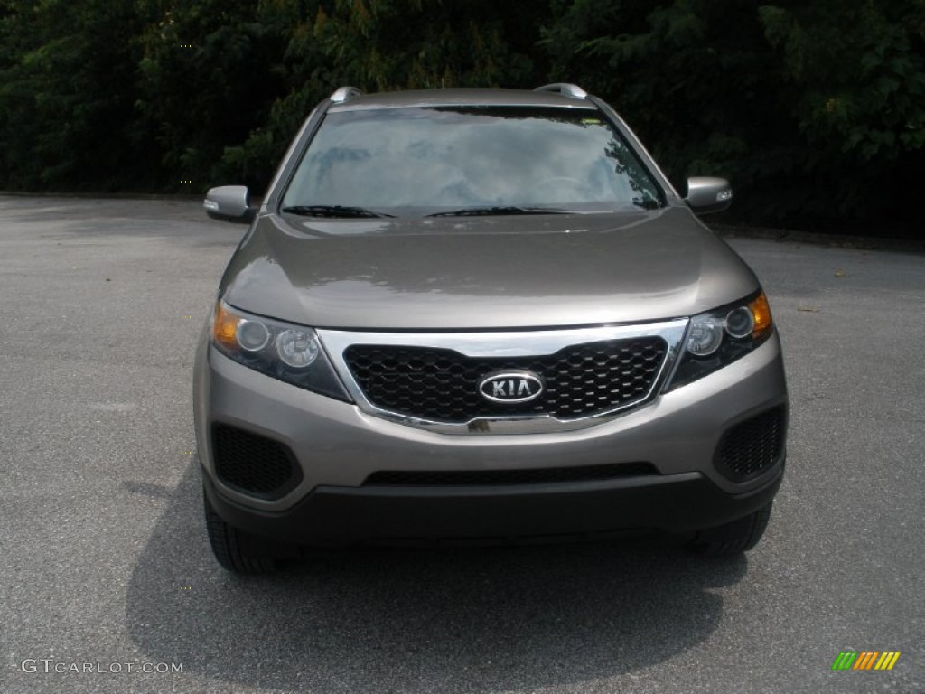 2012 Sorento LX V6 - Titanium Silver / Black photo #12