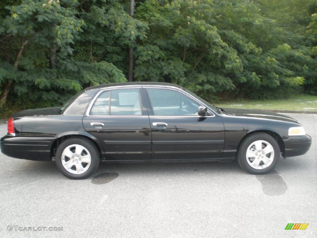 2011 Crown Victoria LX - Black / Light Camel photo #2