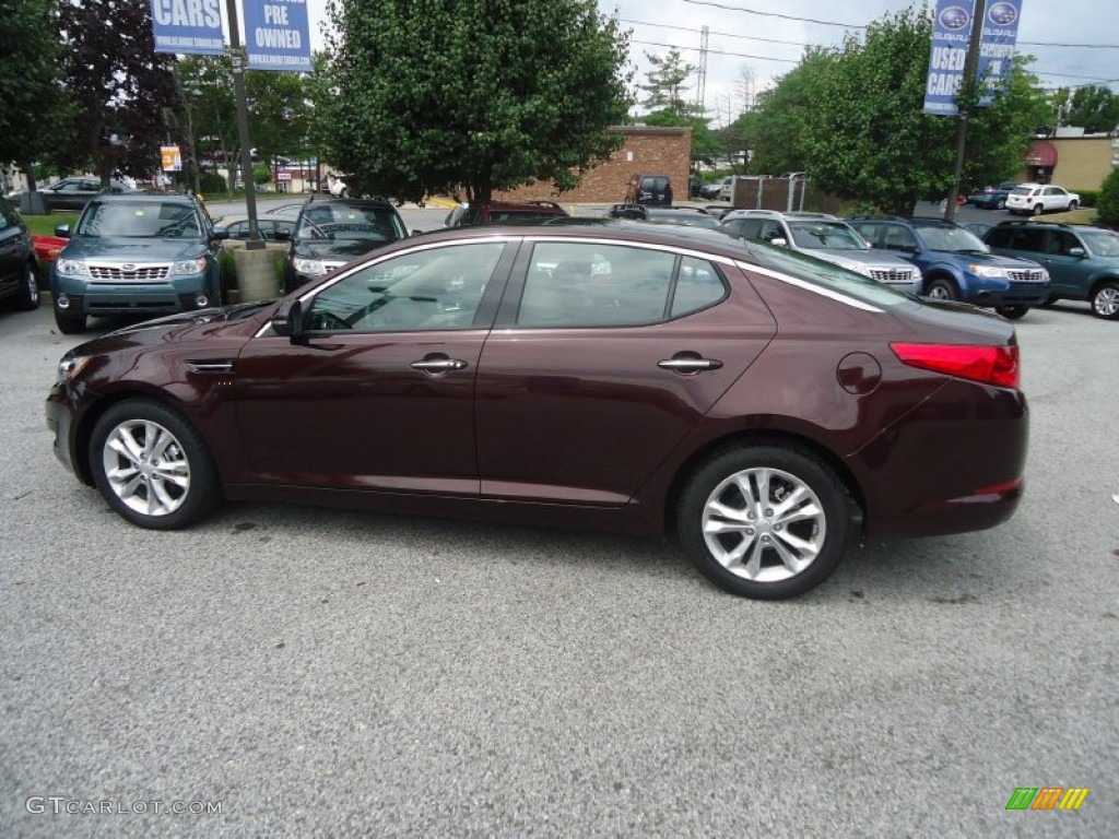 Dark Cherry 2012 Kia Optima EX Exterior Photo #68871267