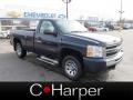 2010 Imperial Blue Metallic Chevrolet Silverado 1500 LS Regular Cab 4x4  photo #1