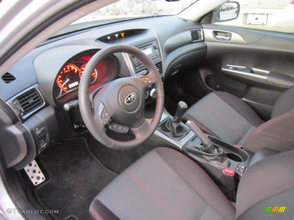 Carbon Black Interior 2011 Subaru Impreza WRX Sedan Photo #68871513