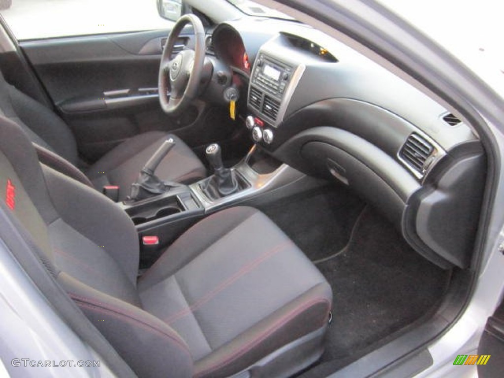 Carbon Black Interior 2011 Subaru Impreza WRX Sedan Photo #68871576