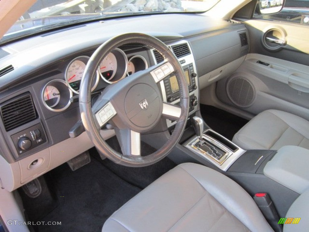 2006 Charger R/T - Midnight Blue Pearl / Dark Slate Gray/Light Graystone photo #11