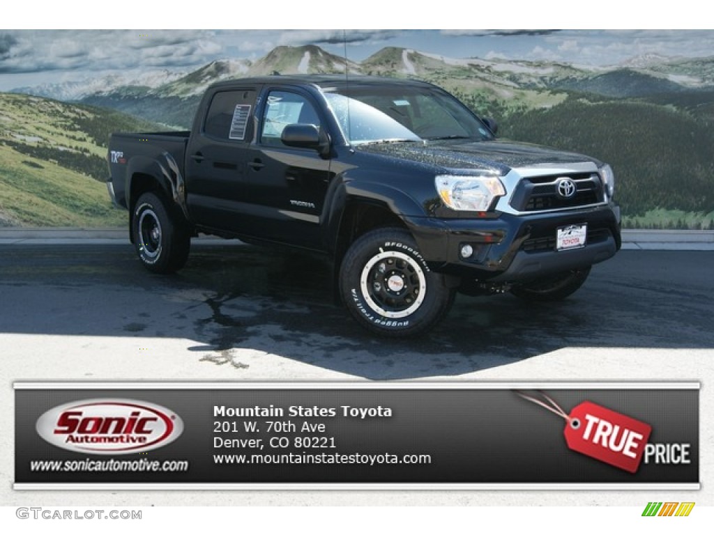 2012 Tacoma TX Pro Double Cab 4x4 - Black / Graphite photo #1