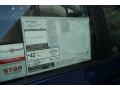  2012 Prius v Five Hybrid Window Sticker