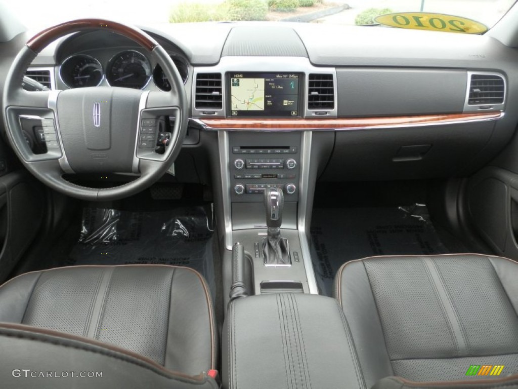 2010 Lincoln MKZ AWD Dark Charcoal Dashboard Photo #68875356