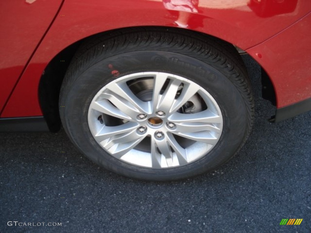 2012 Focus SEL 5-Door - Red Candy Metallic / Stone photo #9