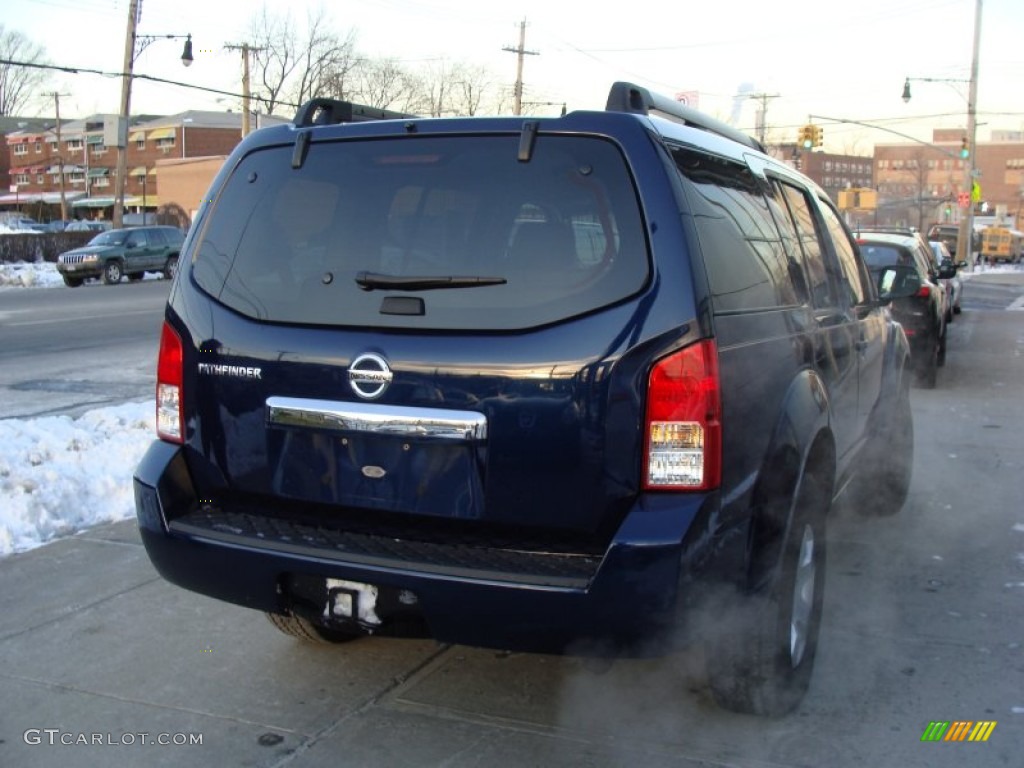 2008 Pathfinder S 4x4 - Majestic Blue / Graphite photo #4
