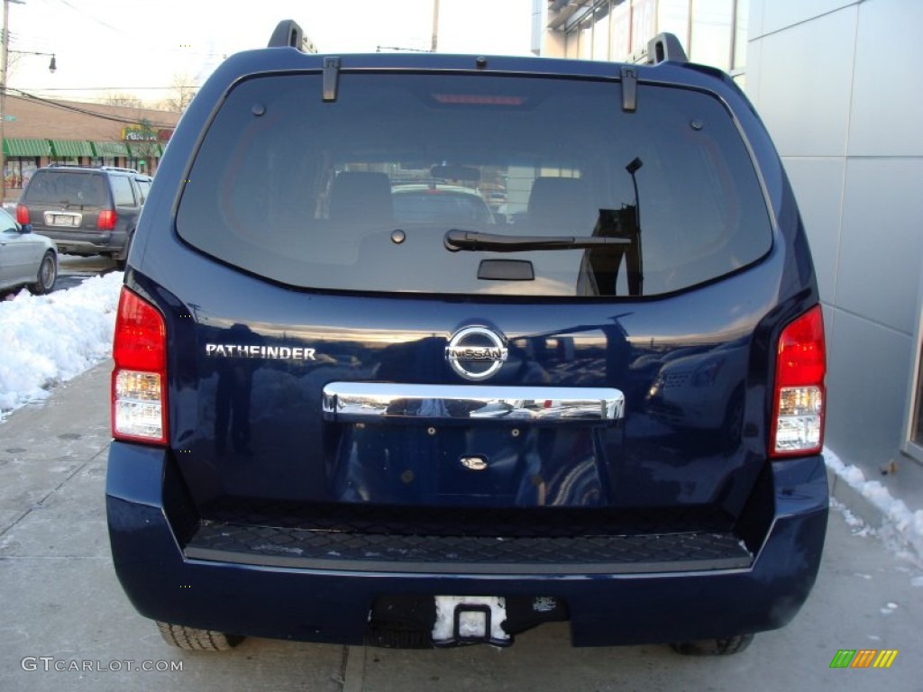 2008 Pathfinder S 4x4 - Majestic Blue / Graphite photo #5
