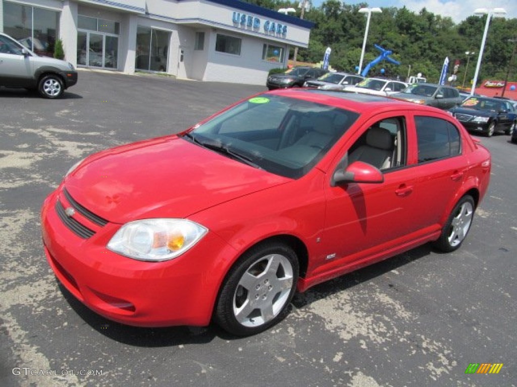 2007 Cobalt SS Sedan - Victory Red / Gray photo #6