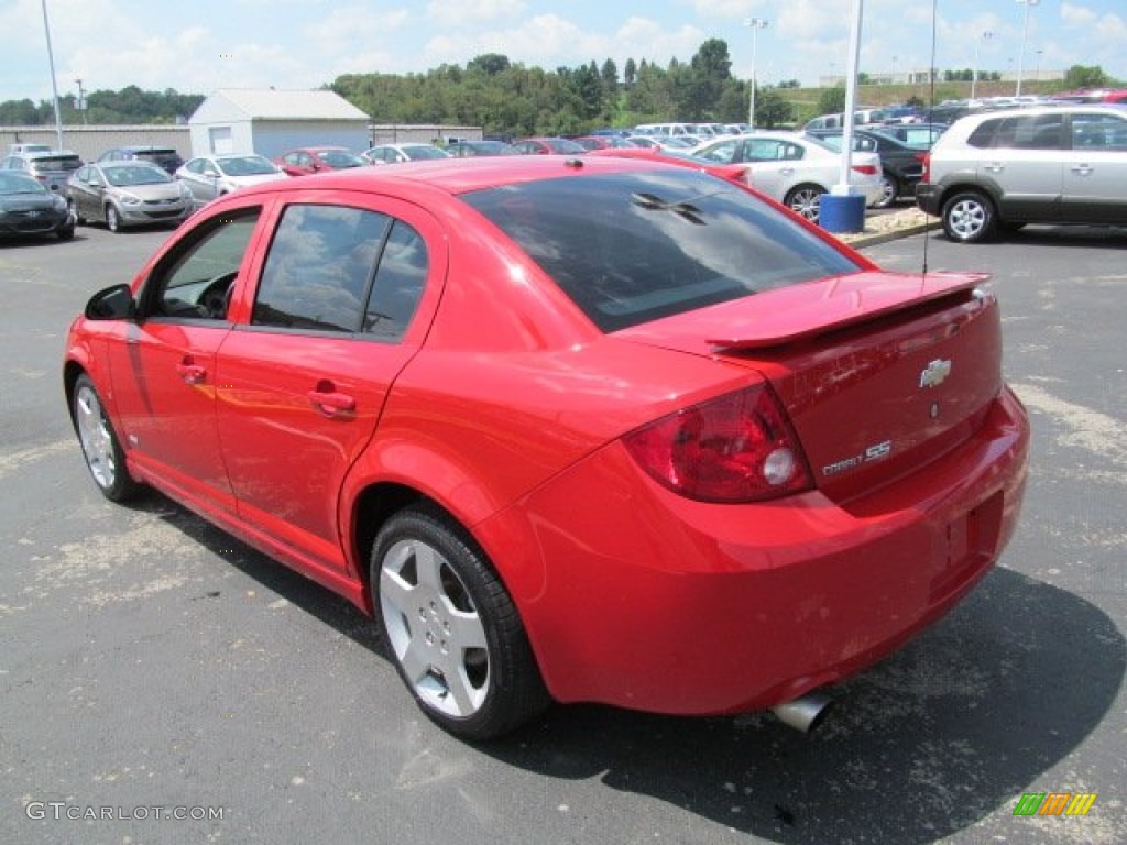 2007 Cobalt SS Sedan - Victory Red / Gray photo #9