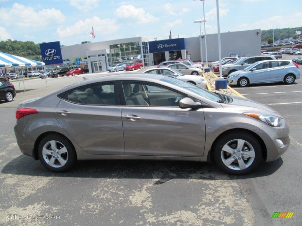 2013 Elantra GLS - Desert Bronze / Beige photo #2