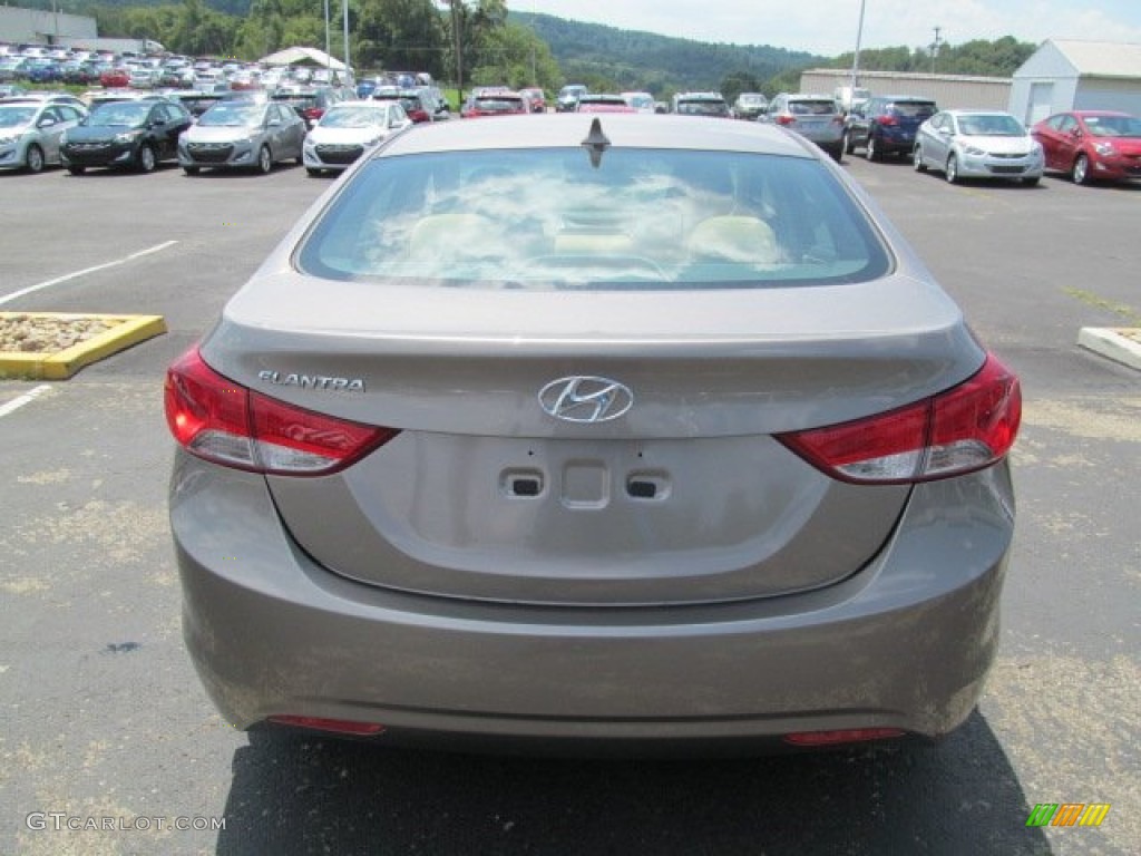 2013 Elantra GLS - Desert Bronze / Beige photo #4