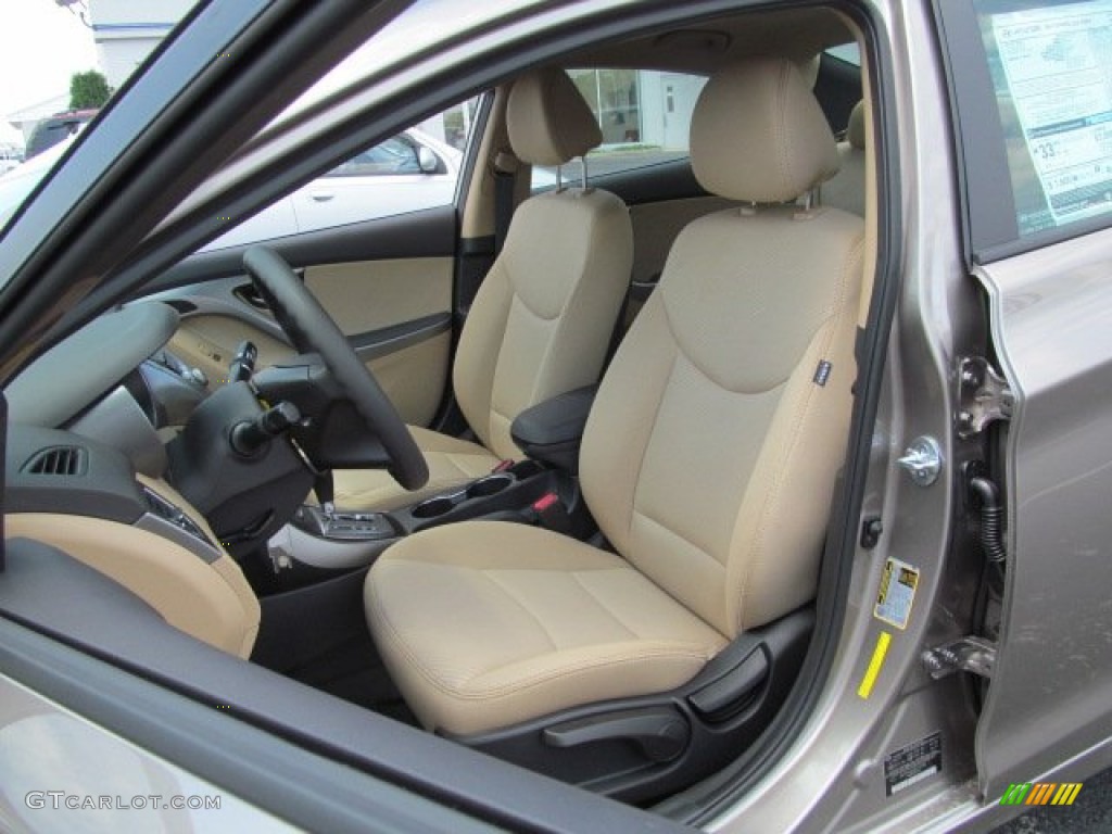 2013 Elantra GLS - Desert Bronze / Beige photo #5