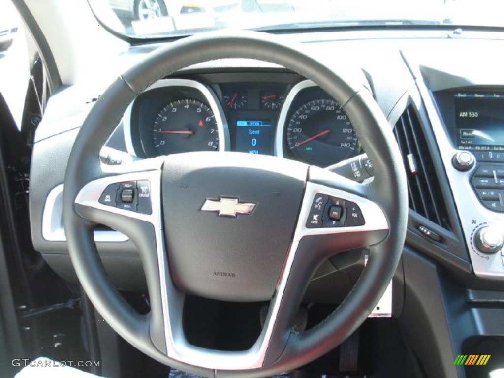 2013 Chevrolet Equinox LS AWD Jet Black Steering Wheel Photo #68878707