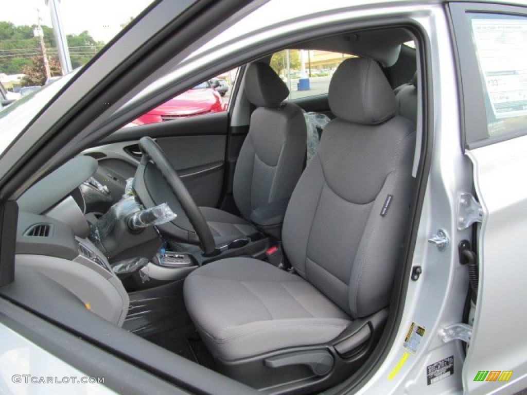 2013 Elantra GLS - Shimmering Air Silver / Gray photo #5
