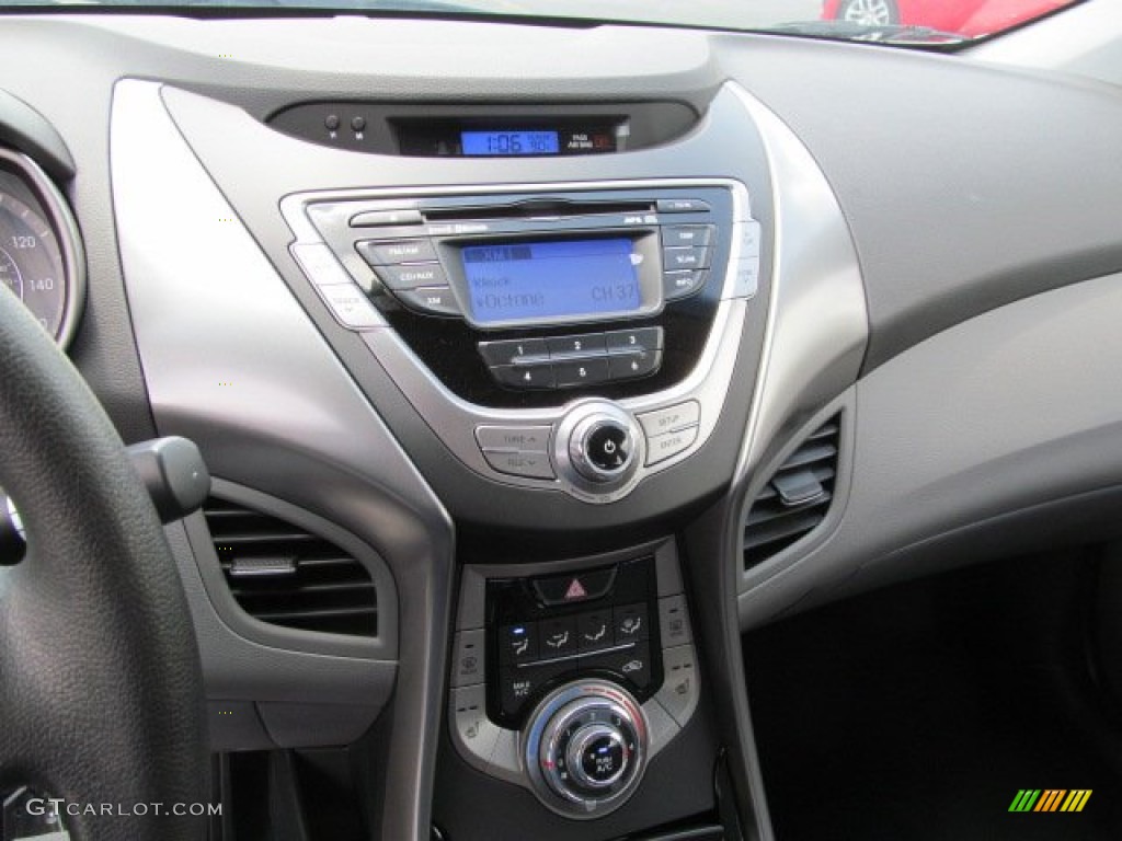 2013 Elantra GLS - Shimmering Air Silver / Gray photo #9