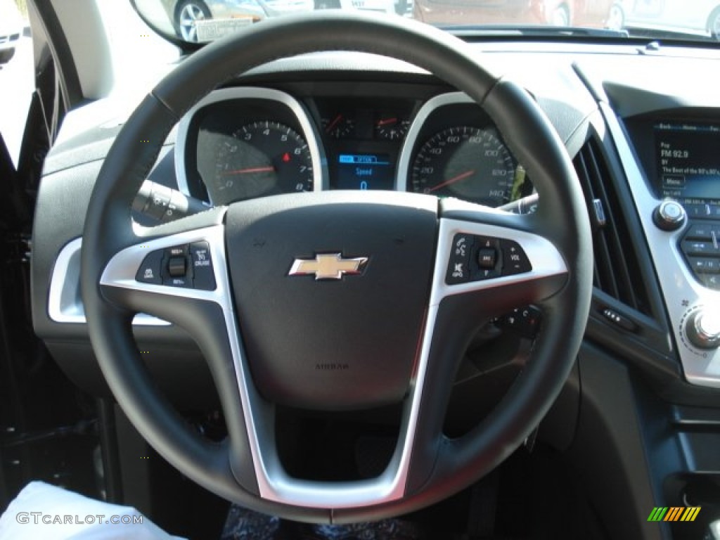 2013 Chevrolet Equinox LT AWD Jet Black Steering Wheel Photo #68879598