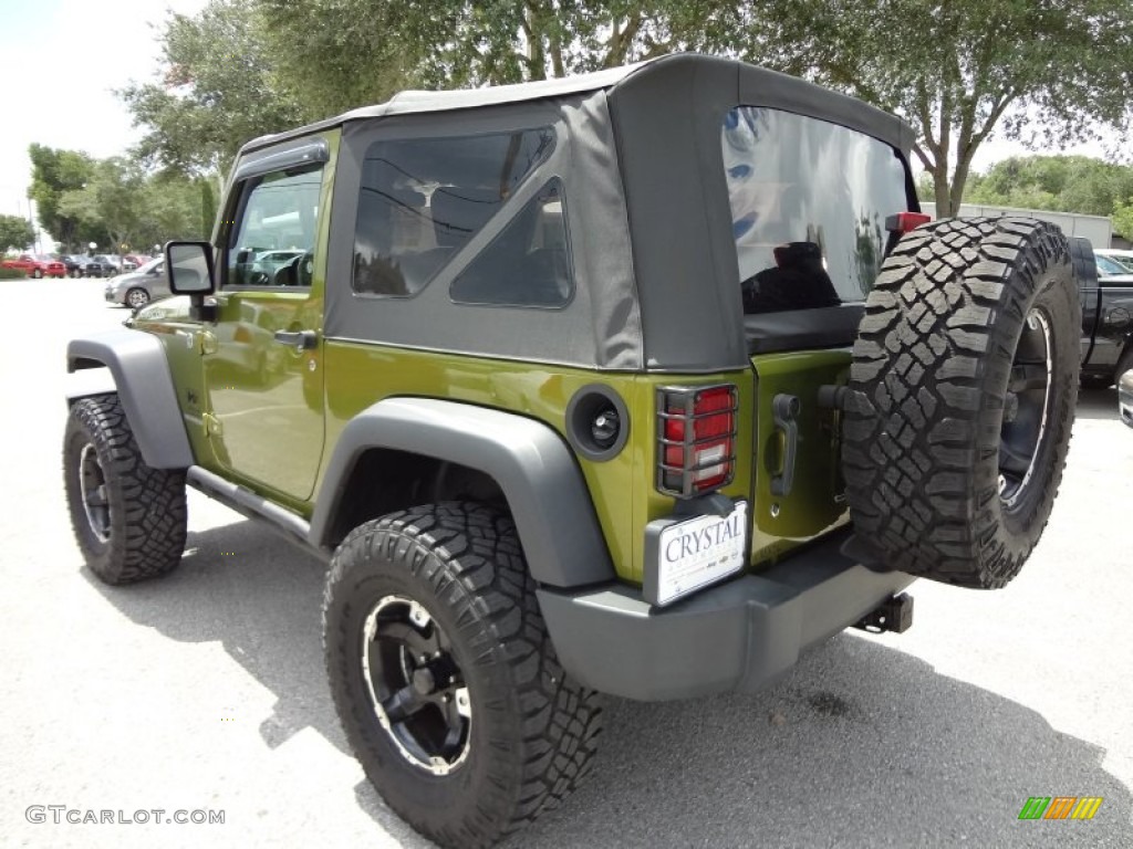2007 Wrangler Rubicon 4x4 - Rescue Green Metallic / Dark Slate Gray/Medium Slate Gray photo #3