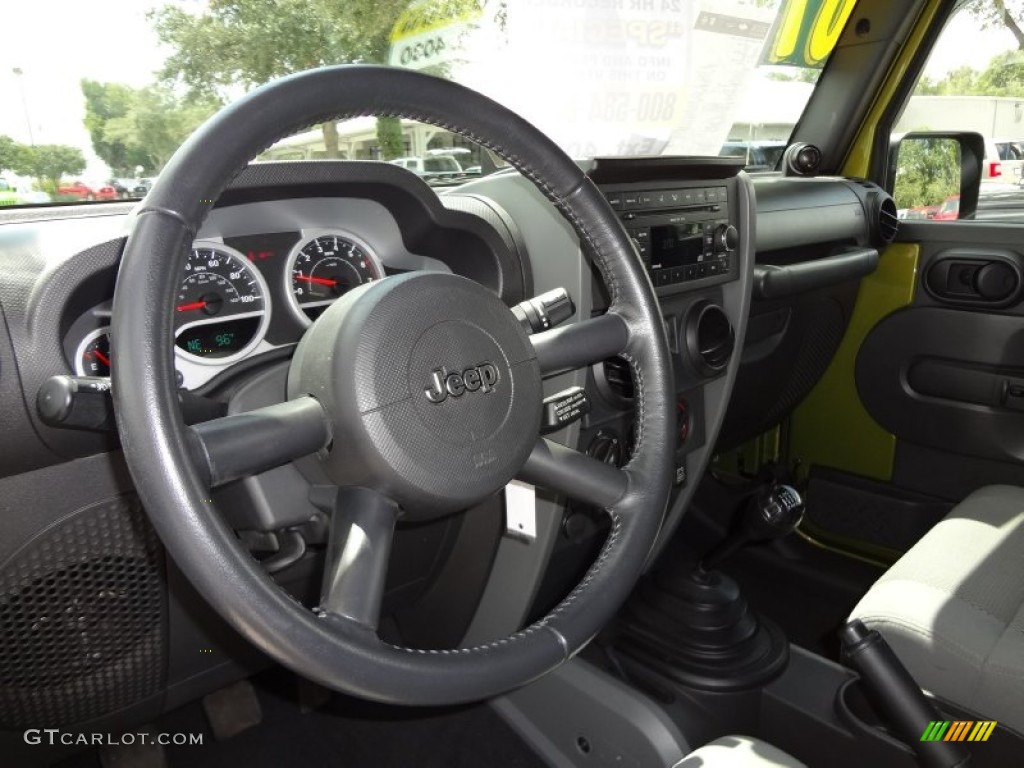 2007 Wrangler Rubicon 4x4 - Rescue Green Metallic / Dark Slate Gray/Medium Slate Gray photo #6