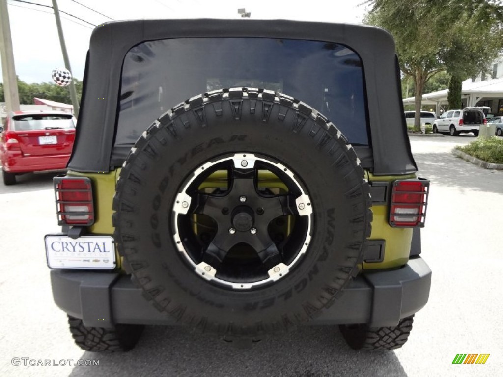 2007 Wrangler Rubicon 4x4 - Rescue Green Metallic / Dark Slate Gray/Medium Slate Gray photo #7